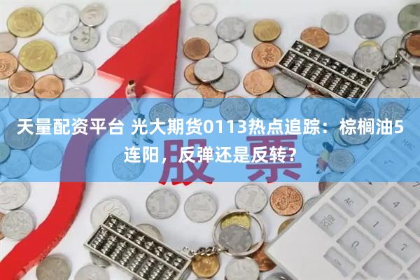 天量配资平台 光大期货0113热点追踪：棕榈油5连阳，反弹还是反转？