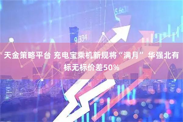 天金策略平台 充电宝乘机新规将“满月” 华强北有标无标价差50%